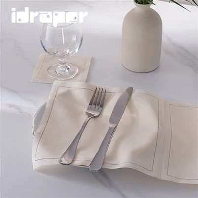 Valkoiset Cocktail-lautasliinat